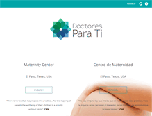 Tablet Screenshot of doctoresparati.com